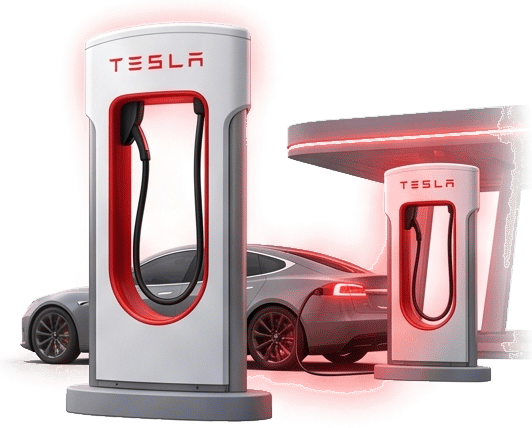 Tesla Supercharger Station